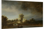 Landscape with a Stone Bridge by Rembrandt Harmensz. van Rijn