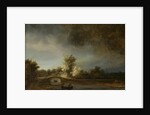 Landscape with a Stone Bridge by Rembrandt Harmensz. van Rijn