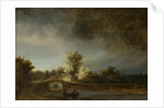 Landscape with a Stone Bridge by Rembrandt Harmensz. van Rijn