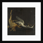 Still Life with Hare, Heron and other Birds by Elias Vonck