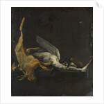 Still Life with Hare, Heron and other Birds by Elias Vonck