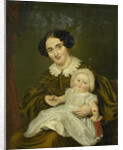 Mrs. Carp and her young Son by Louis Moritz