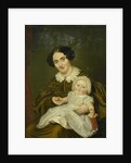 Mrs. Carp and her young Son by Louis Moritz