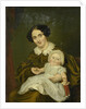 Mrs. Carp and her young Son by Louis Moritz