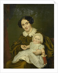 Mrs. Carp and her young Son by Louis Moritz