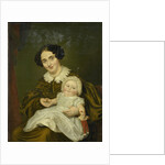 Mrs. Carp and her young Son by Louis Moritz