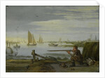 A Bird Hunter (A Sportsman aiming at a Heron) by Arent Arentsz.