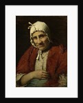 Old jewish woman by Meijer Isaäc de Haan
