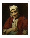 Old jewish woman by Meijer Isaäc de Haan