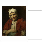 Old jewish woman by Meijer Isaäc de Haan