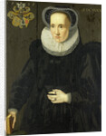 Portrait of Cunera van Martena, Wife of Rudolph van Buynou by Adriaen van Cronenburg