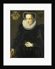 Portrait of Cunera van Martena, Wife of Rudolph van Buynou by Adriaen van Cronenburg