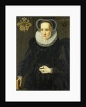 Portrait of Cunera van Martena, Wife of Rudolph van Buynou by Adriaen van Cronenburg