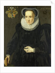 Portrait of Cunera van Martena, Wife of Rudolph van Buynou by Adriaen van Cronenburg