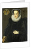 Portrait of Cunera van Martena, Wife of Rudolph van Buynou by Adriaen van Cronenburg