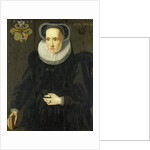 Portrait of Cunera van Martena, Wife of Rudolph van Buynou by Adriaen van Cronenburg