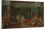 Lying-in Room of a Distinguished Turkish Woman by Jean Baptiste Vanmour