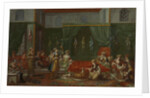 Lying-in Room of a Distinguished Turkish Woman by Jean Baptiste Vanmour