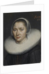 Portrait of a woman by Anonymous