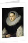Portrait of Hortensia del Prado (died 1627) by Gortzius Geldorp