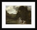Party in Wooded Landscape by Anonymous