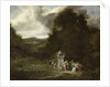 Party in Wooded Landscape by Anonymous