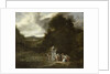 Party in Wooded Landscape by Anonymous