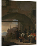 View of a Levantine Port by Thomas Wijck