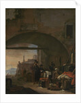 View of a Levantine Port by Thomas Wijck