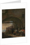 View of a Levantine Port by Thomas Wijck