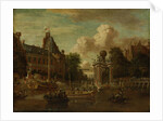 The arrival of the Russian embassy in Amsterdam, 29 August 1697, The Netherlands by Abraham Storck