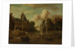 The arrival of the Russian embassy in Amsterdam, 29 August 1697, The Netherlands by Abraham Storck
