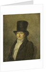 Portrait of Jean Bernard, Art Collector and Painter in Amsterdam by Gerrit Jan Michaëlis