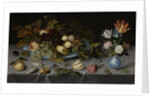 Still Life with Fruit and Flowers by Balthasar van der Ast