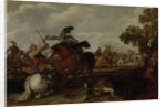 A Cavalry Charge by Jan Martszen de Jonge