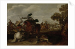A Cavalry Charge by Jan Martszen de Jonge