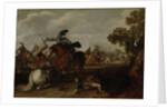 A Cavalry Charge by Jan Martszen de Jonge