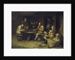 Inn with Trictrac Players by Egbert van Heemskerck I