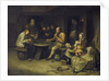 Inn with Trictrac Players by Egbert van Heemskerck I