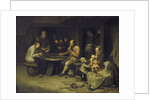 Inn with Trictrac Players by Egbert van Heemskerck I