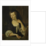 Portrait of Anna de Hooghe, the Artist's fourth Wife by Ludolf Bakhuysen