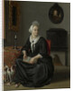 Portrait of Anna de Hooghe, the Artist's fourth Wife by Ludolf Bakhuysen