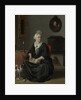 Portrait of Anna de Hooghe, the Artist's fourth Wife by Ludolf Bakhuysen