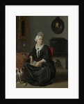 Portrait of Anna de Hooghe, the Artist's fourth Wife by Ludolf Bakhuysen