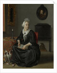 Portrait of Anna de Hooghe, the Artist's fourth Wife by Ludolf Bakhuysen