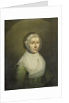 Portrait of Christina Sebilla Charlotte Bakhuizen, Wife of Joannes van den Brink, Commission Agent by Benjamin Wolff