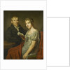 Portrait of Hendrik Arend van den Brink with his Wife Lucretia Johanna van de Poll by Louis Moritz