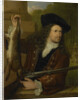 Portrait of Jan de Hooghe, Brother of Anna de Hooghe in Hunting Costume by Ludolf Bakhuysen