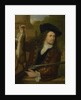 Portrait of Jan de Hooghe, Brother of Anna de Hooghe in Hunting Costume by Ludolf Bakhuysen