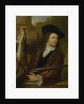 Portrait of Jan de Hooghe, Brother of Anna de Hooghe in Hunting Costume by Ludolf Bakhuysen